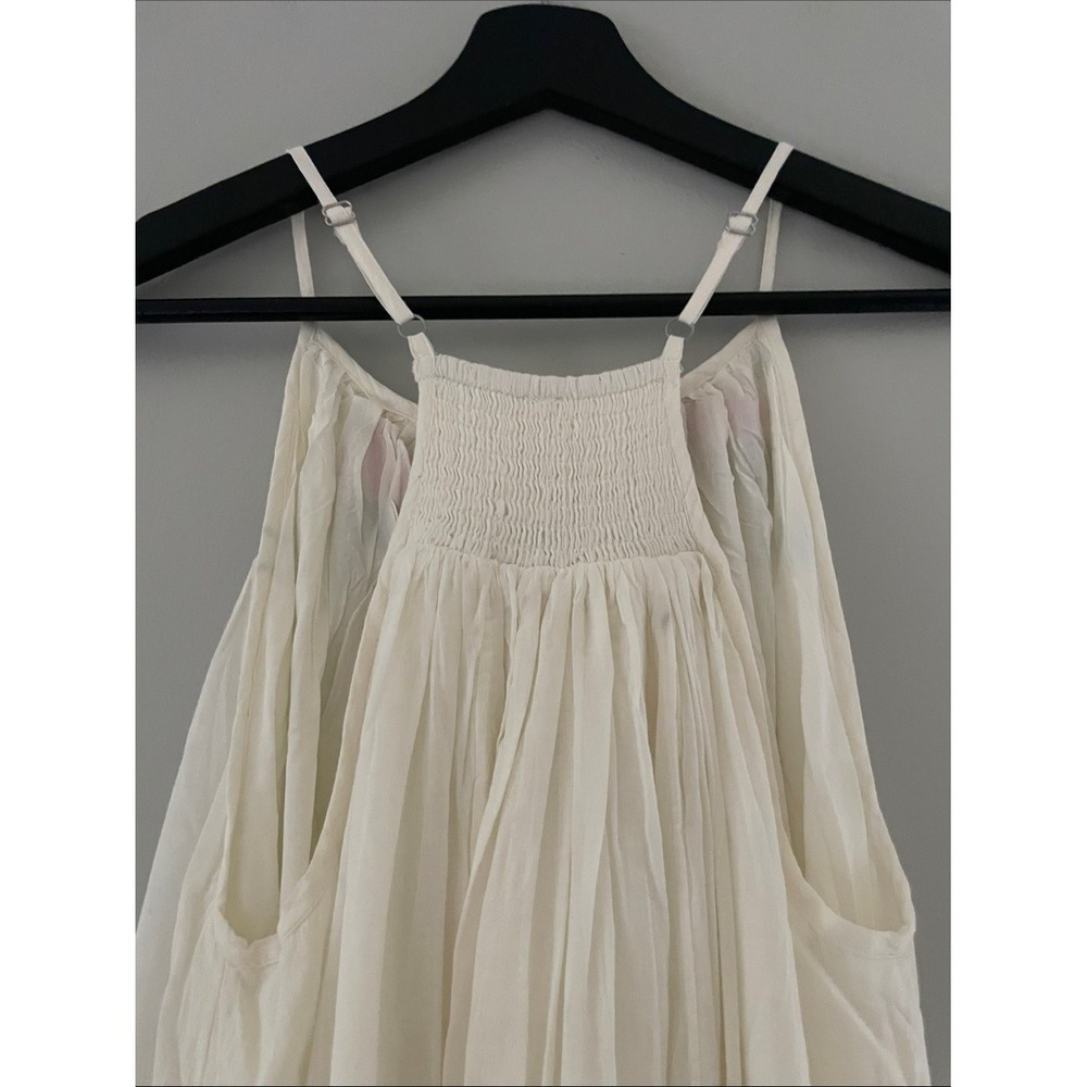 Free People Whisper White Floral Embroidered Maxi Dress OB2270872 Ivory Small - Picture 8 of 13